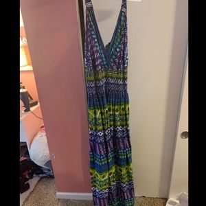 Ankle length flowy dress